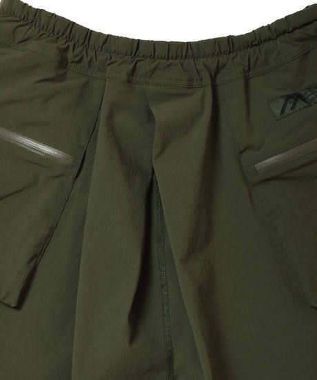 FLATSEAMER LAYERED SHORTS c/#2 KHAKI