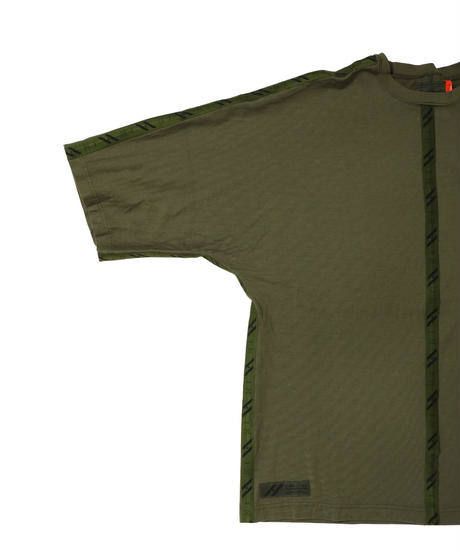 SEAMTAPE M-SLEEVE TEE c/#2 KHAKI