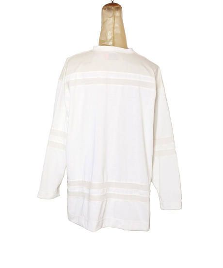 FLATSEAMER HOCKEY SHIRT c/#3 WHITE