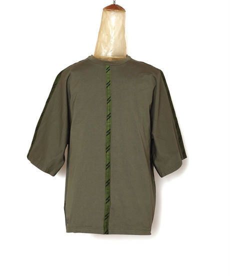 SEAMTAPE M-SLEEVE TEE c/#2 KHAKI