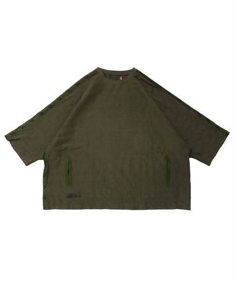 SÏVA - SEAMTAPE WIDE M-SLEEVE SHIRT c/#2 KHAKI | HAZE