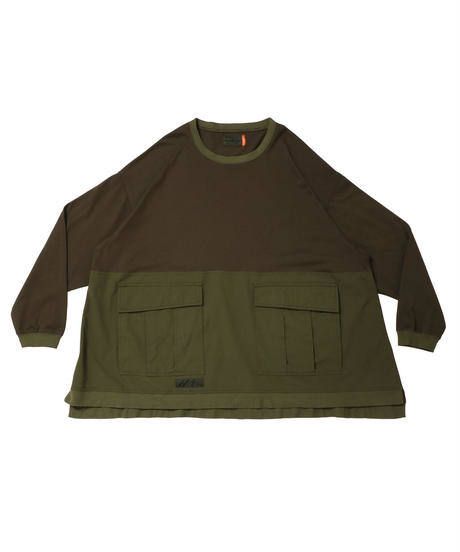 BDU WIDE L-SLEEVE PULL c/#2 KHAKI