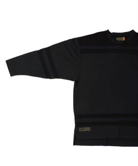 FLATSEAMER HOCKEY SHIRT c/#1 BLACK