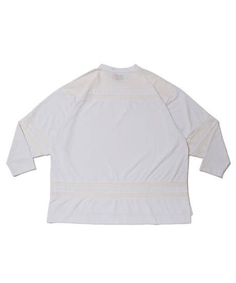 FLATSEAMER HOCKEY SHIRT c/#3 WHITE