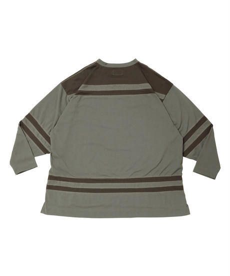 FLATSEAMER HOCKEY SHIRT c/#2 KHAKI