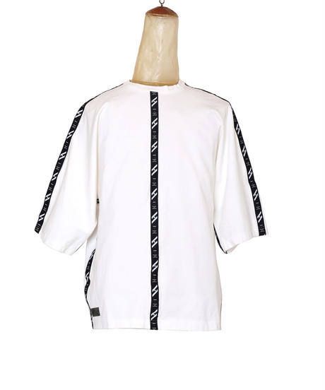 SEAMTAPE M-SLEEVE TEE c/#3 WHITE