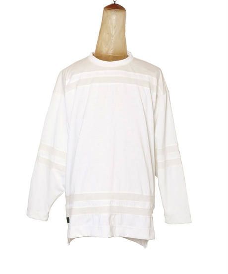 FLATSEAMER HOCKEY SHIRT c/#3 WHITE