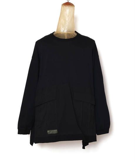 BDU WIDE L-SLEEVE PULL c/#1 BLACK