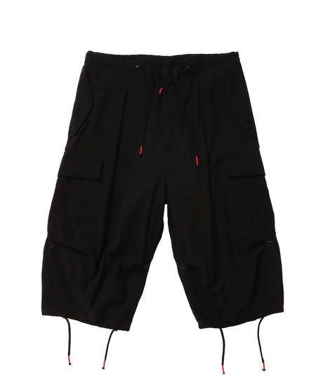 BDU DROP CROTCH TROUSERS c/#1 BLACK