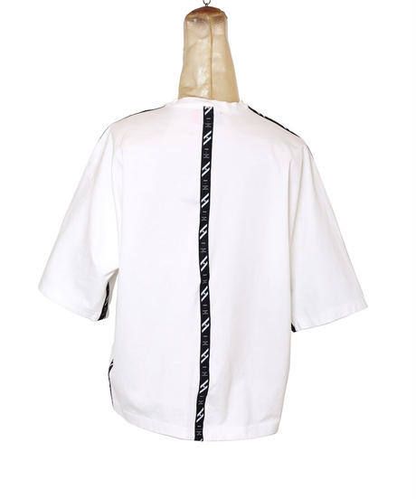 SEAMTAPE M-SLEEVE TEE c/#3 WHITE
