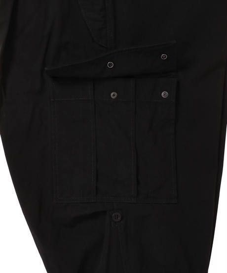 BDU DROP CROTCH TROUSERS c/#1 BLACK