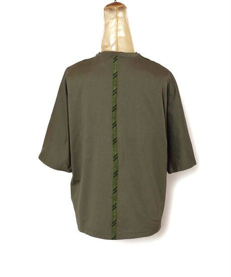 SEAMTAPE M-SLEEVE TEE c/#2 KHAKI