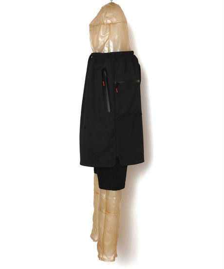 FLATSEAMER LAYERED SHORTS c/#1 BLACK