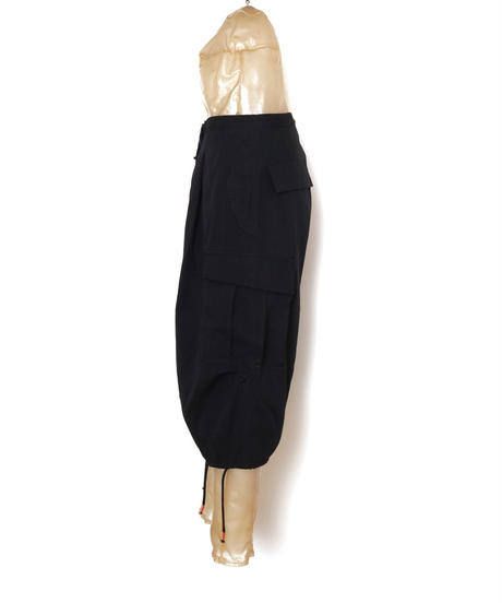 BDU DROP CROTCH TROUSERS c/#1 BLACK