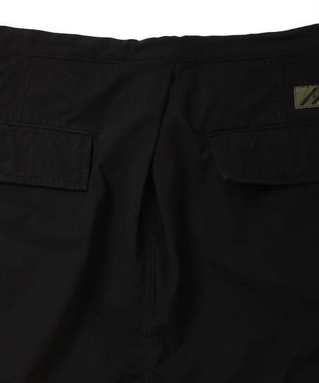 BDU DROP CROTCH TROUSERS c/#1 BLACK
