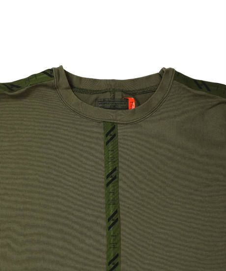 SEAMTAPE M-SLEEVE TEE c/#2 KHAKI