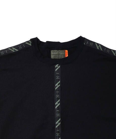 SEAMTAPE M-SLEEVE TEE c/#1 BLACK