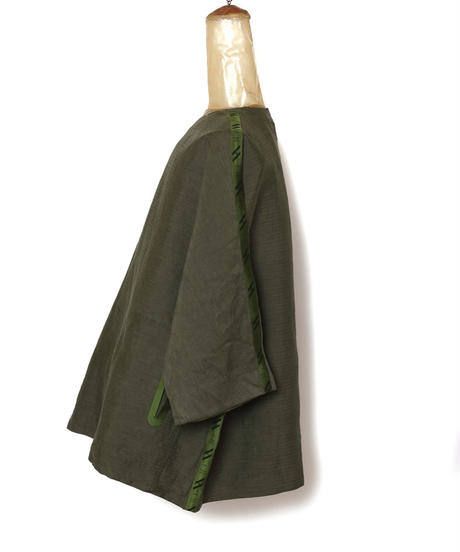 SEAMTAPE WIDE M-SLEEVE SHIRT c/#2 KHAKI