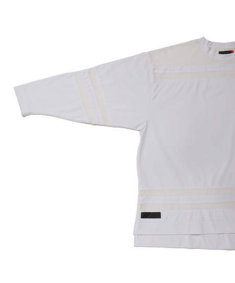 FLATSEAMER HOCKEY SHIRT c/#3 WHITE