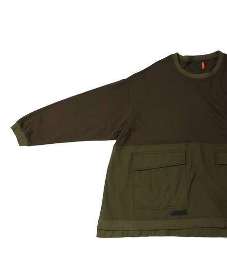 BDU WIDE L-SLEEVE PULL c/#2 KHAKI