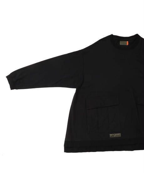 BDU WIDE L-SLEEVE PULL c/#1 BLACK