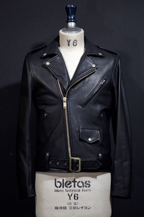 945-78TJ01-5 / ライダースジャケット (ブラック) カウレザー