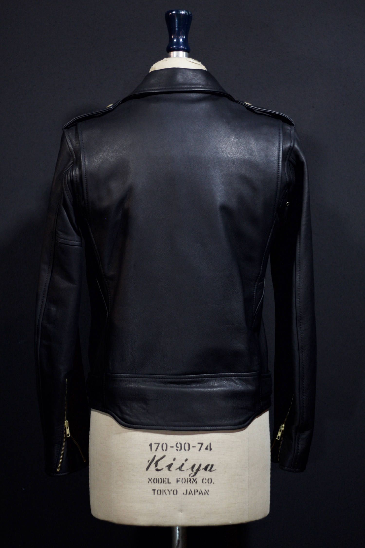 945-78TJ01-5 / ライダースジャケット (ブラック) カウレザー