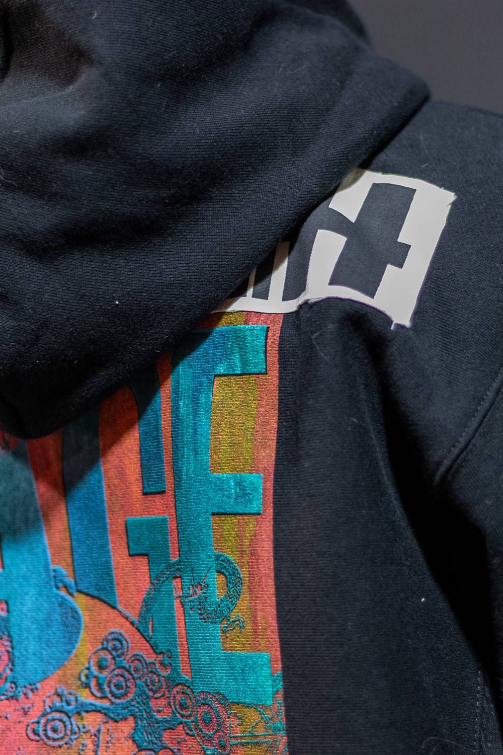 ワンメイクジップパーカー002 (BLACK/XL)