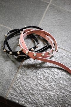 945-75GAC245-1 / レザーベルト (BLACK, PINK)