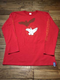 "2020"スポットアイテム 影絵ロングスリーブTee(RED)