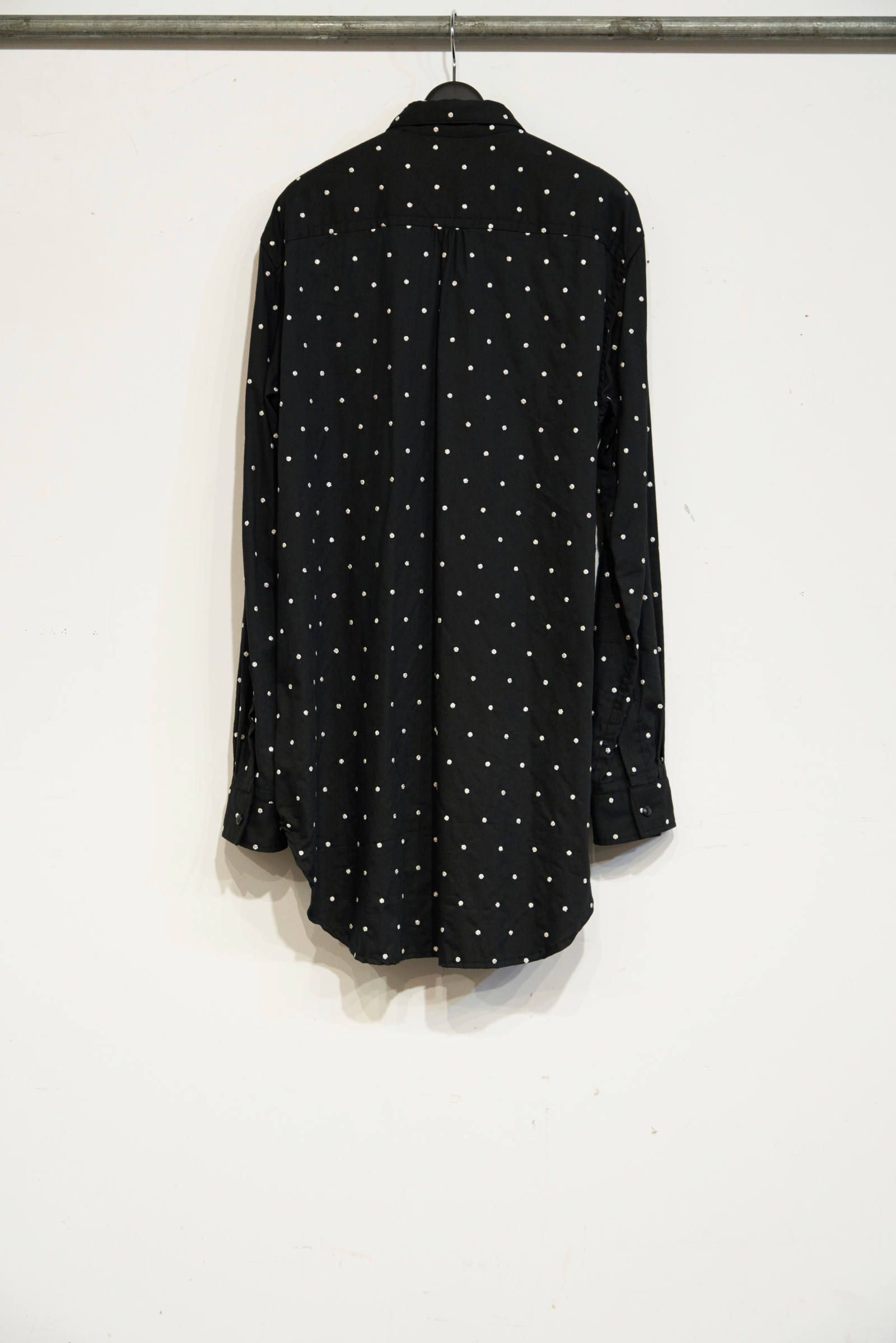 DOT-BUTTON DOWN SHIRT