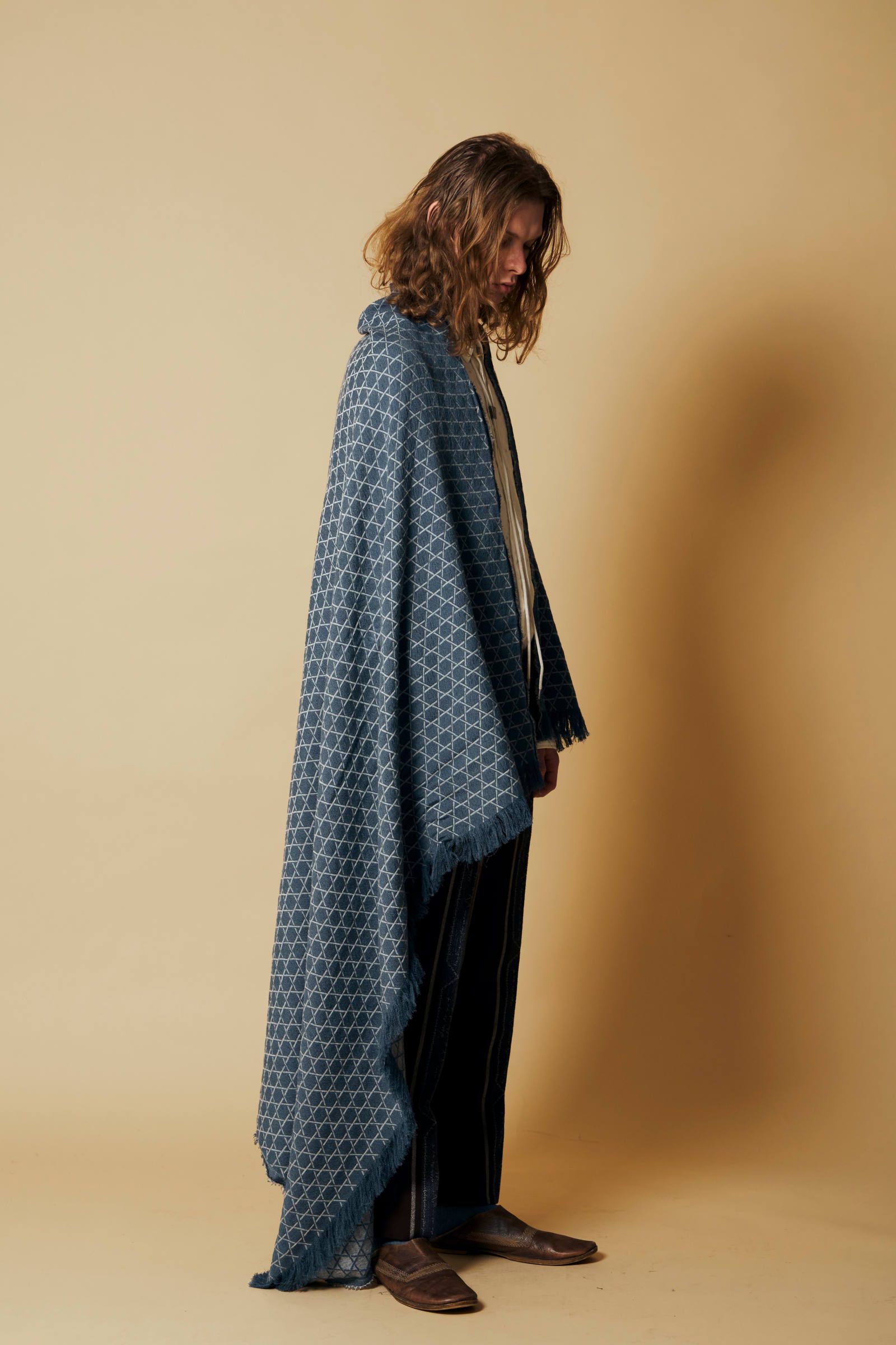 STAR-PLAID SHAWL