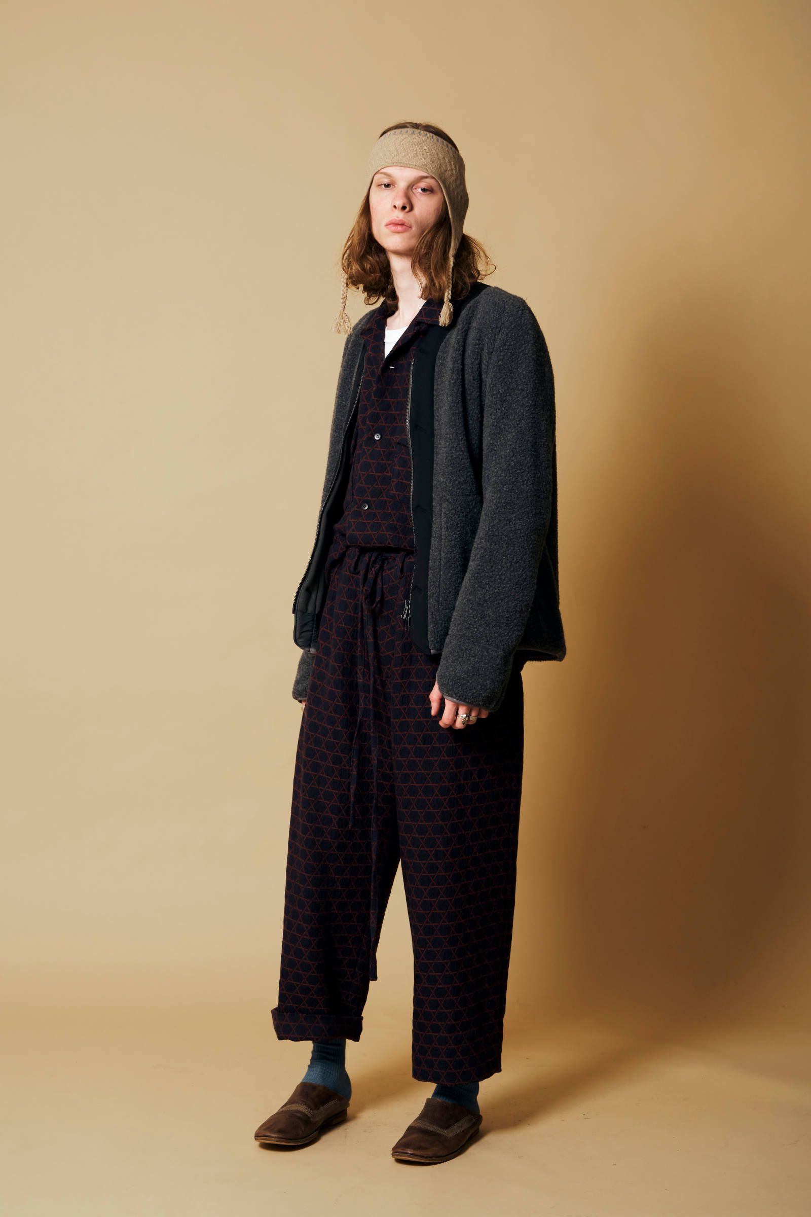 STAR PLAID EASY PANTS "AMERICA"