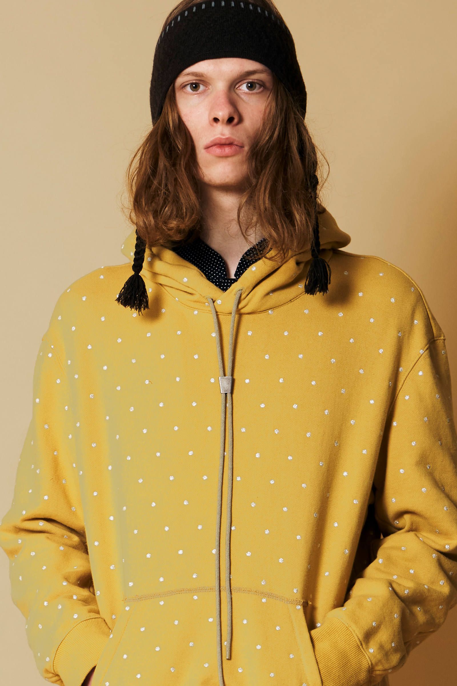 DOT-EMBROIDELY PARKA