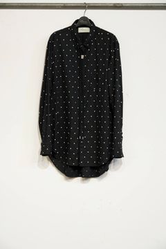 DOT-BUTTON DOWN SHIRT