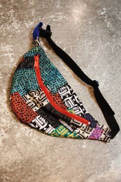 デスパターンズ2020 "NO MAD NUMSKULL" パッチワークウェストポーチ 小 001