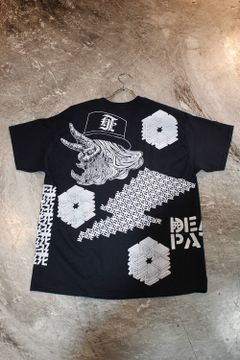 デスパターンズ2020 "NO MAD NUMSKULL" マルチプリントTEE BLK/XLサイズ 002