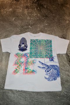 デスパターンズ2020 "NO MAD NUMSKULL" マルチプリントTEE WHT/XLサイズ