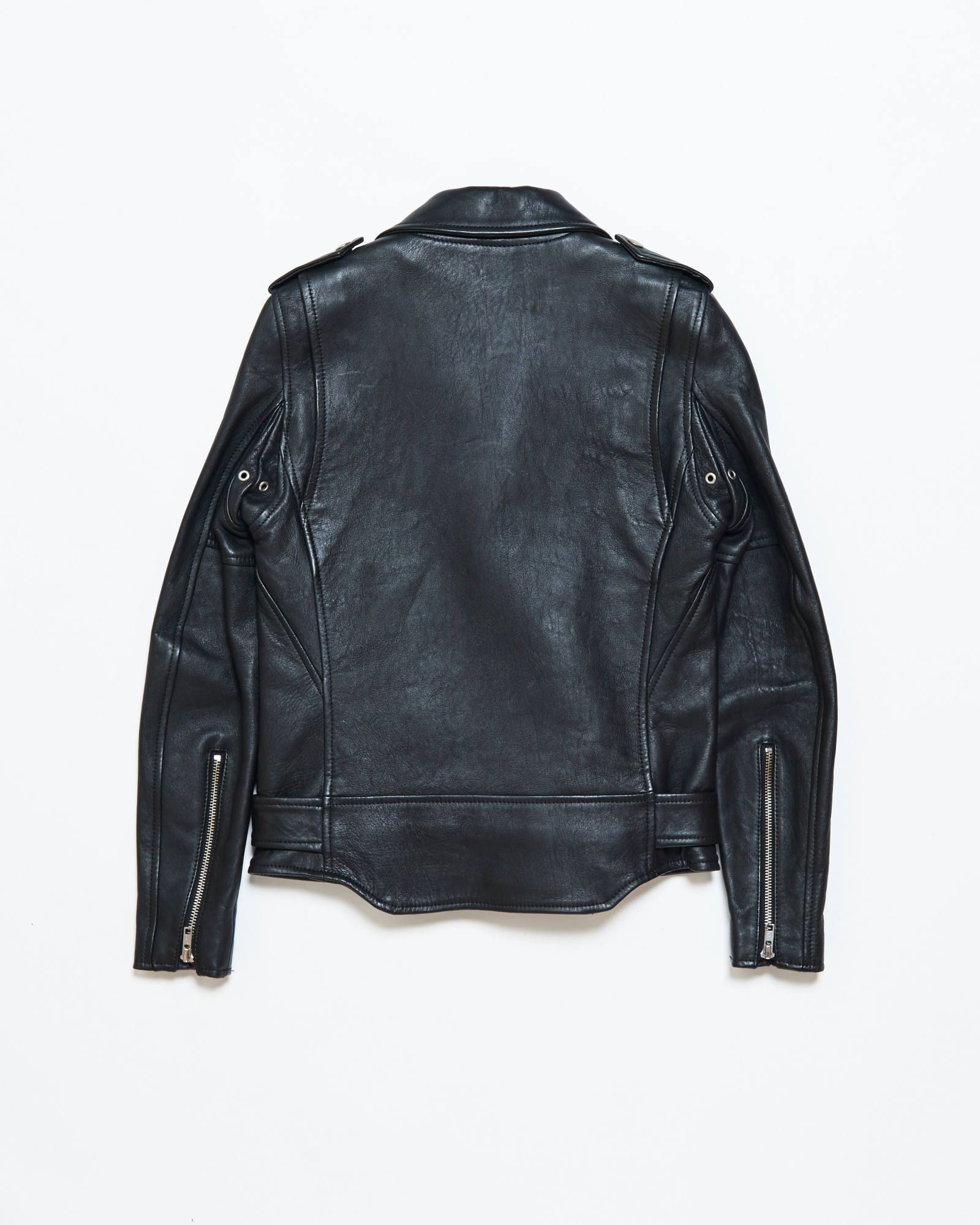 81GBJ09-5 / ダブル ライダースジャケット Womens (Black, White)
