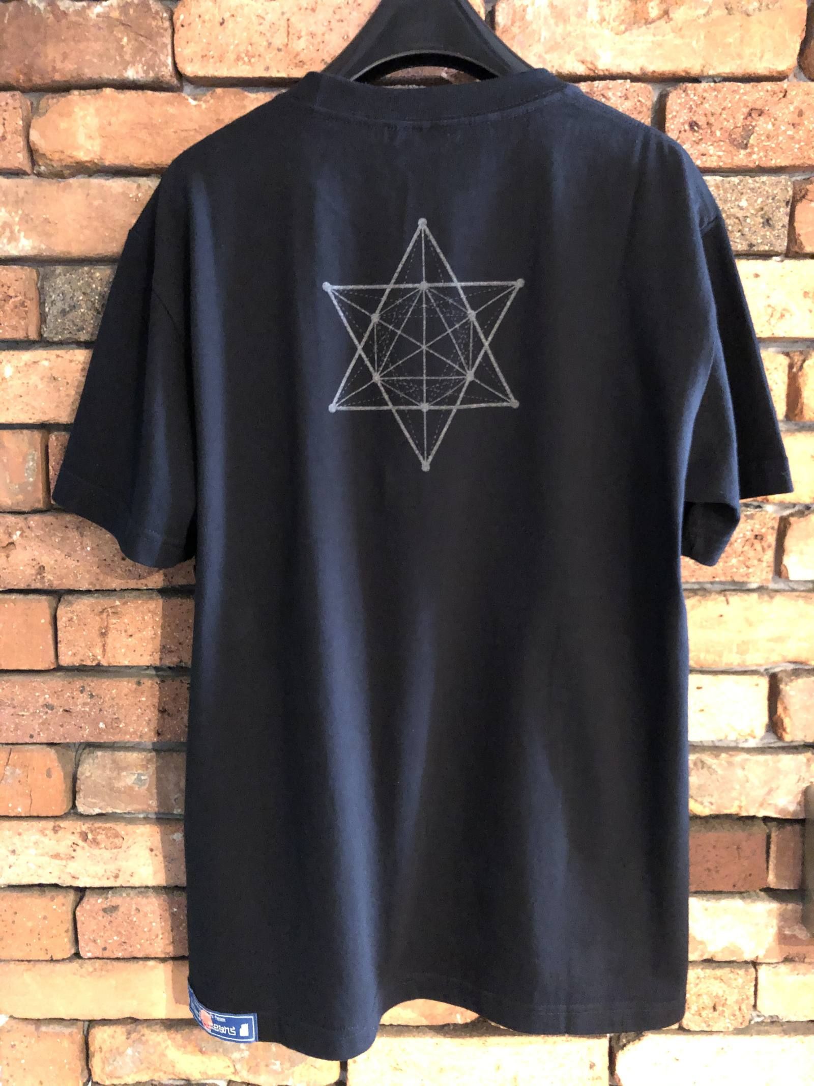 "2020"夏スポットアイテム 経絡図TEE(BLACK×WHITE)