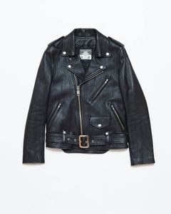 81GBJ09-5 / ダブル ライダースジャケット Womens (Black, White)