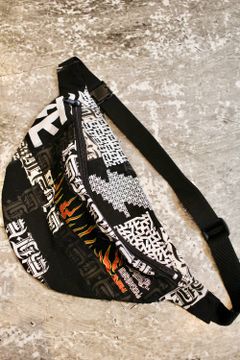 デスパターンズ2020 "NO MAD NUMSKULL" パッチワークウェストポーチ 大 005