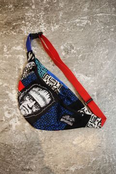デスパターンズ2020 "NO MAD NUMSKULL" パッチワークウェストポーチ 小 002