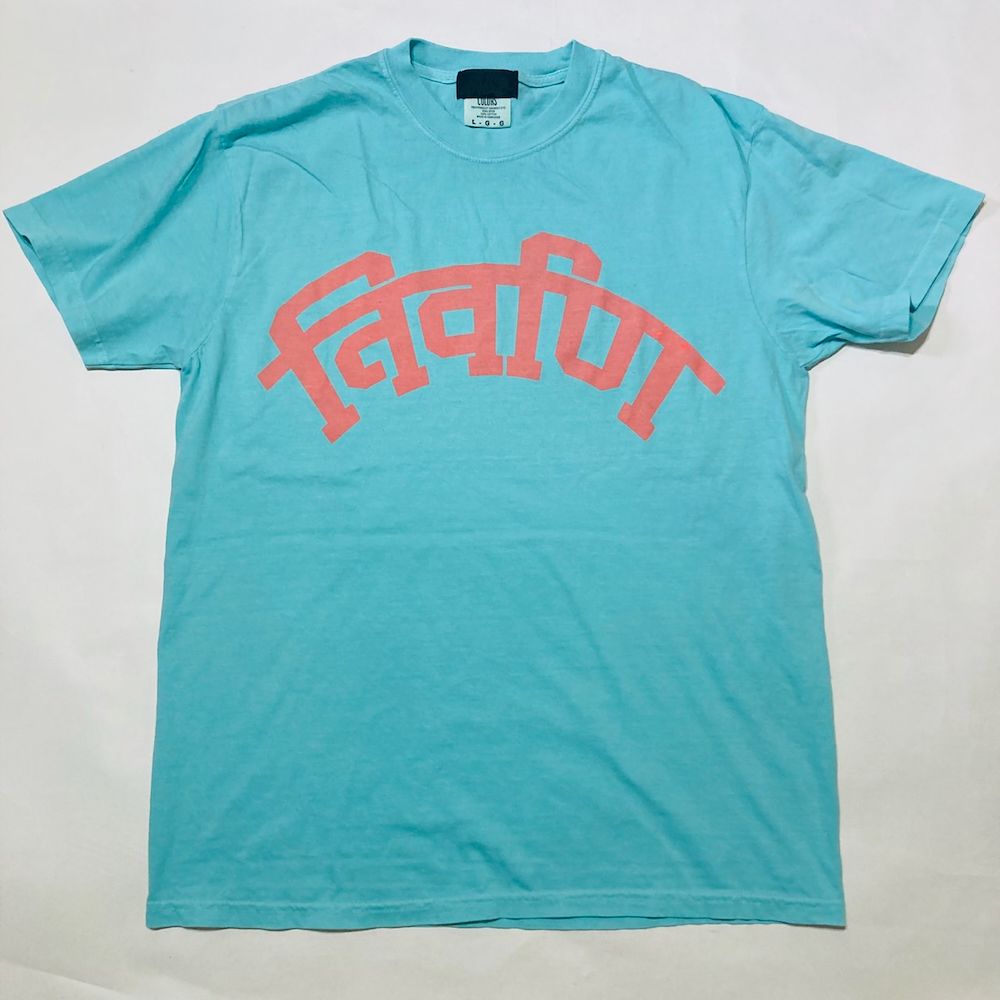 【受注生産】HALLUCINATION CLUB "NIRVANA" T-SHIRTS  BLUE  (NO MADNUM SKULL)