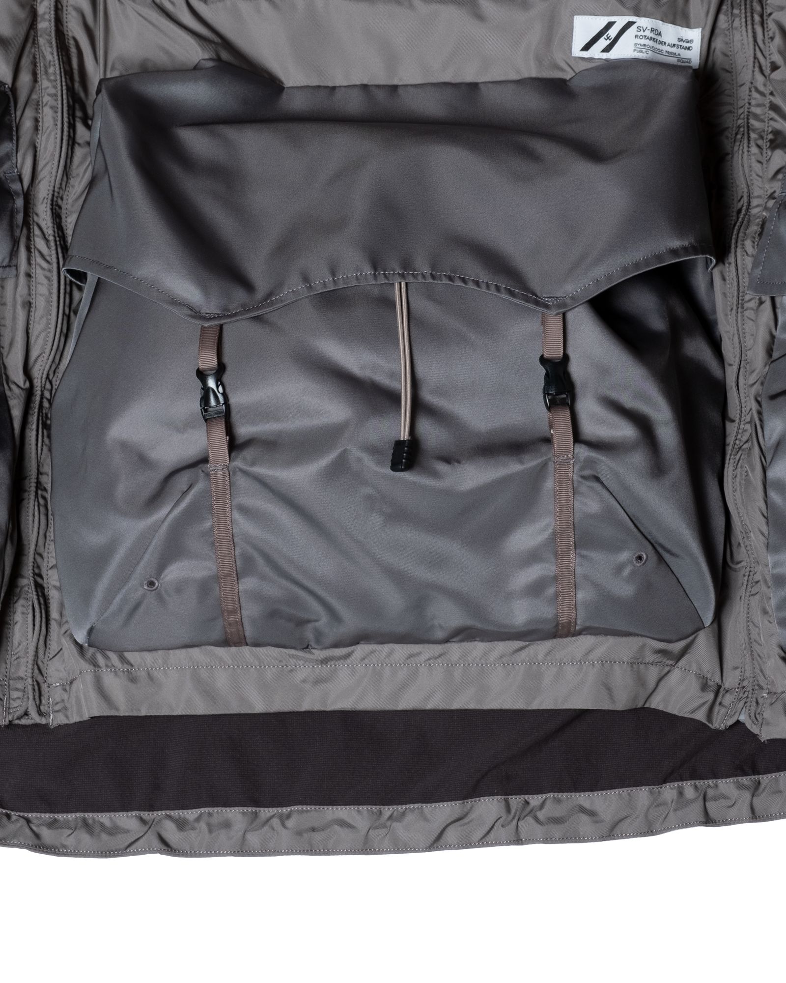 「予約商品」ALICE-PACKS W-ZIPPER WIDE HOODED JACKET / col: GRAY