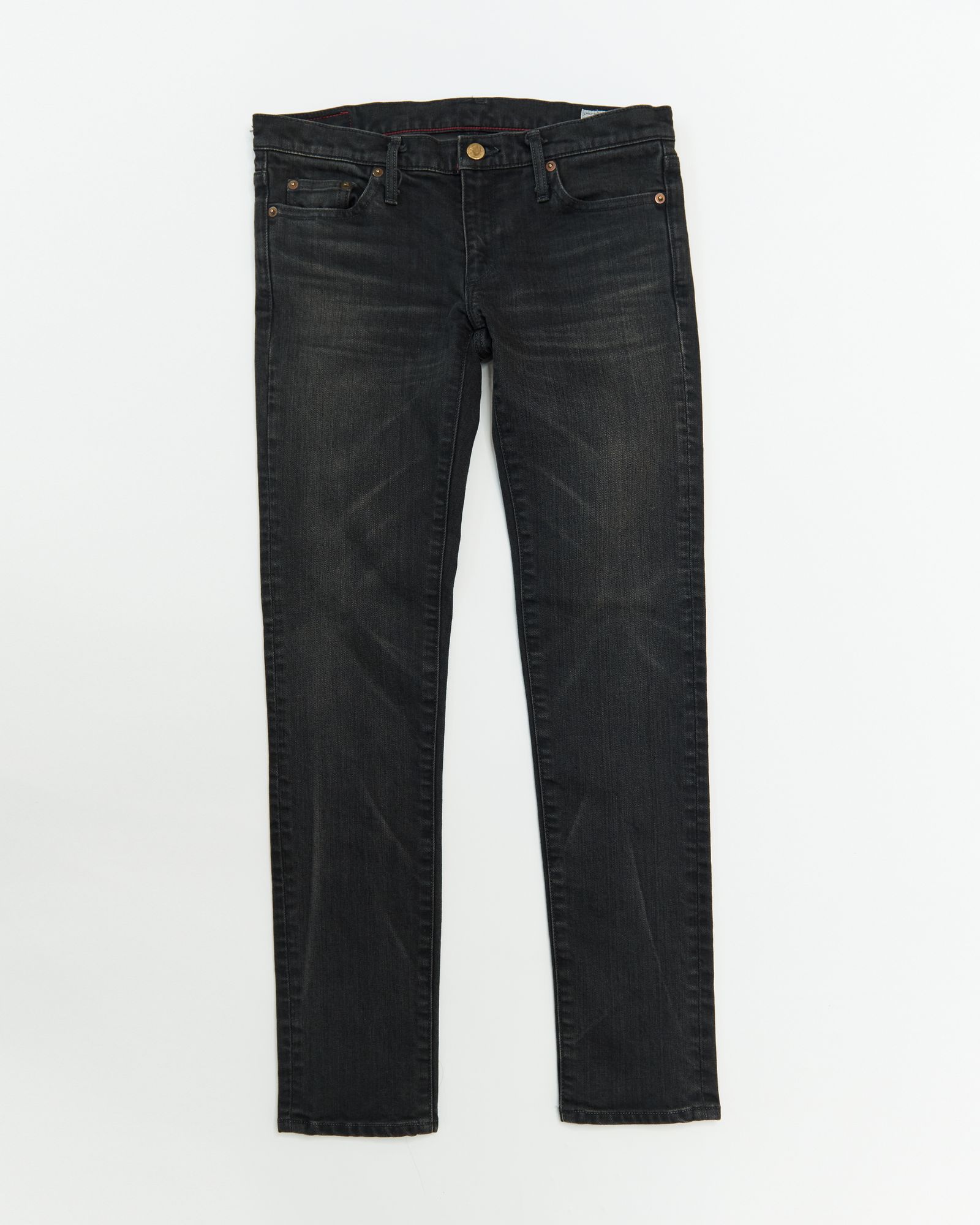 05 WOMEN SKINNY VINTAGE BLACK / ヴィンテージ スキニー デニムパンツ (ブラック) レディース