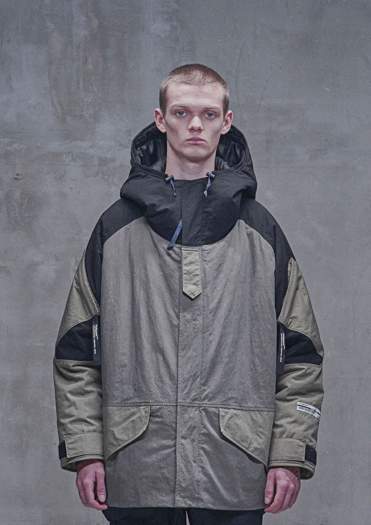 POLIQUANT - THE E.C.W.C.S. DEFORMING HOODED PADDING FIELD JACKET 