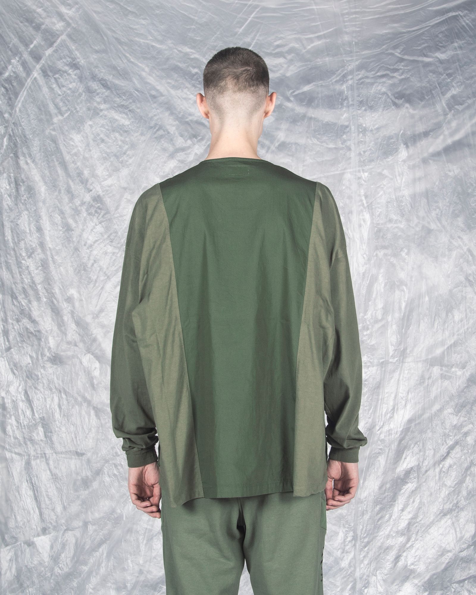 「予約商品」BDU POCKETS OVERSIZED L-SLEEVE / col: KHAKI