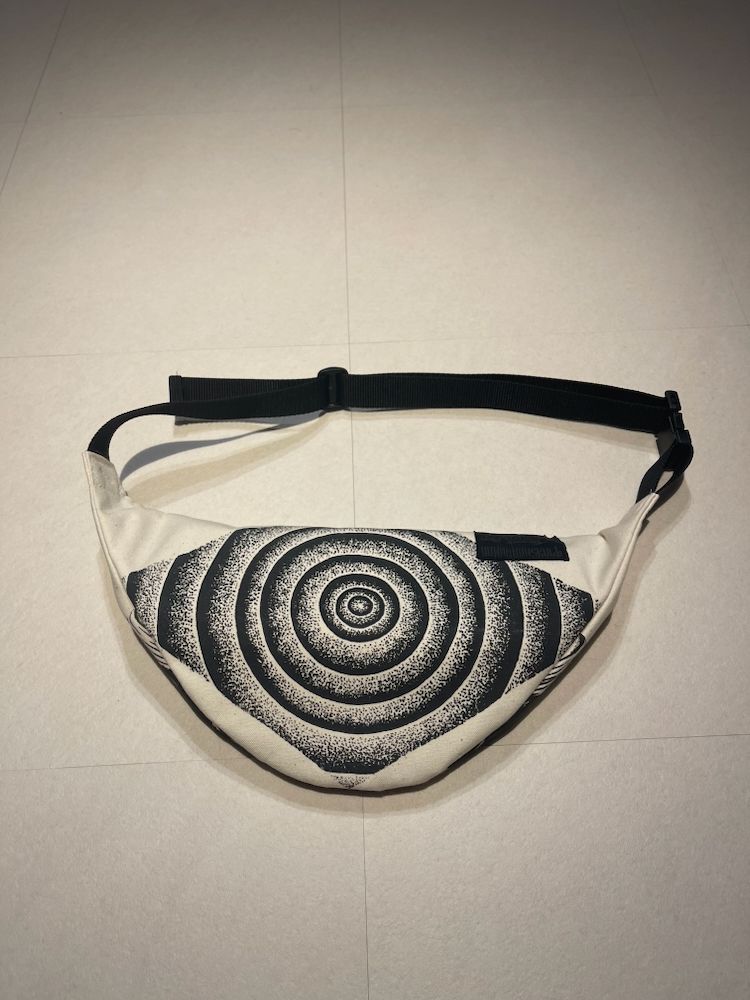 【受注生産】HALLUCINATION CLUB ウェストポーチ小 01  (NO MADNUM SKULL×SATOSHI ITO)