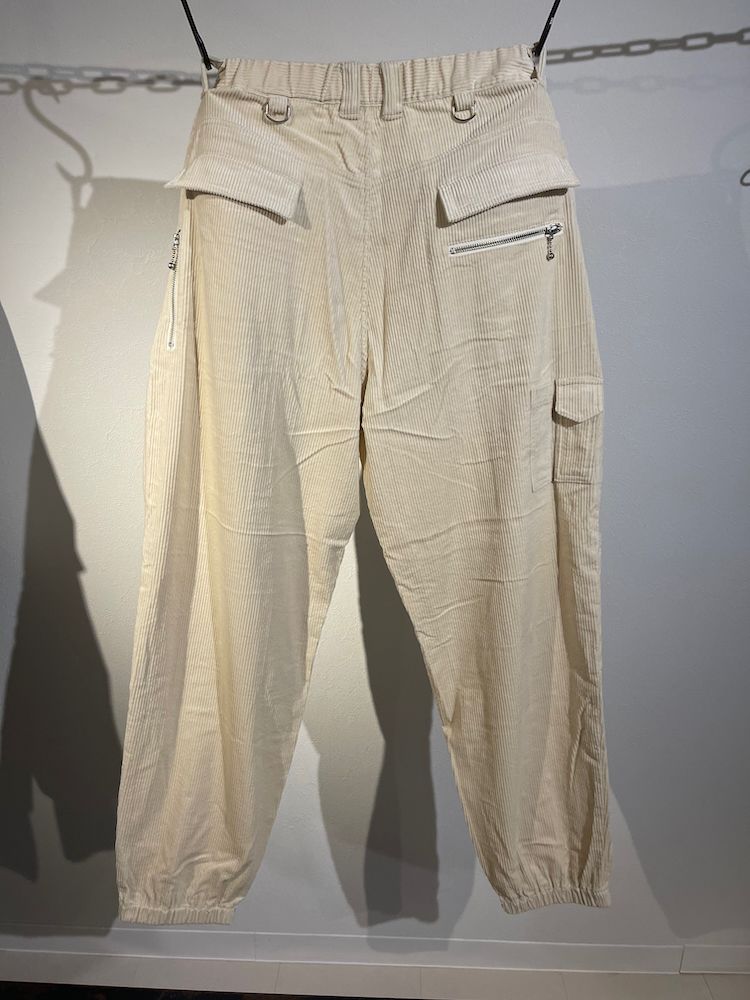 ジップリラックスパンツ (Black, B.Green, Off White) / 945-79TP217-1